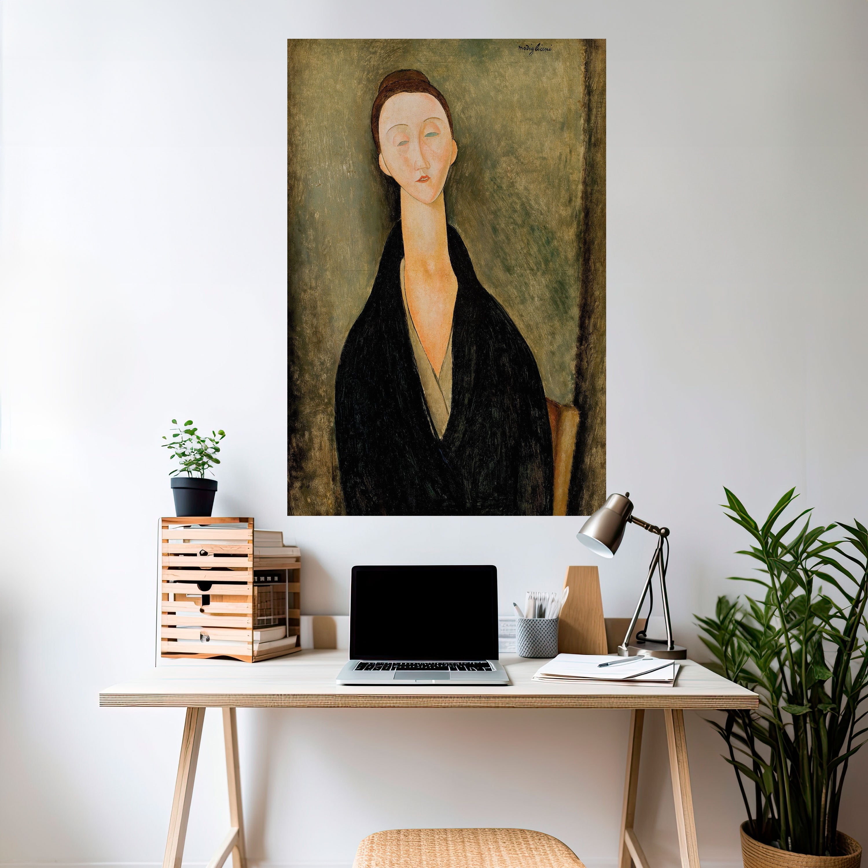 AMEDEO MODIGLIANI Vertikales Poster zum Abziehen und Aufkleben