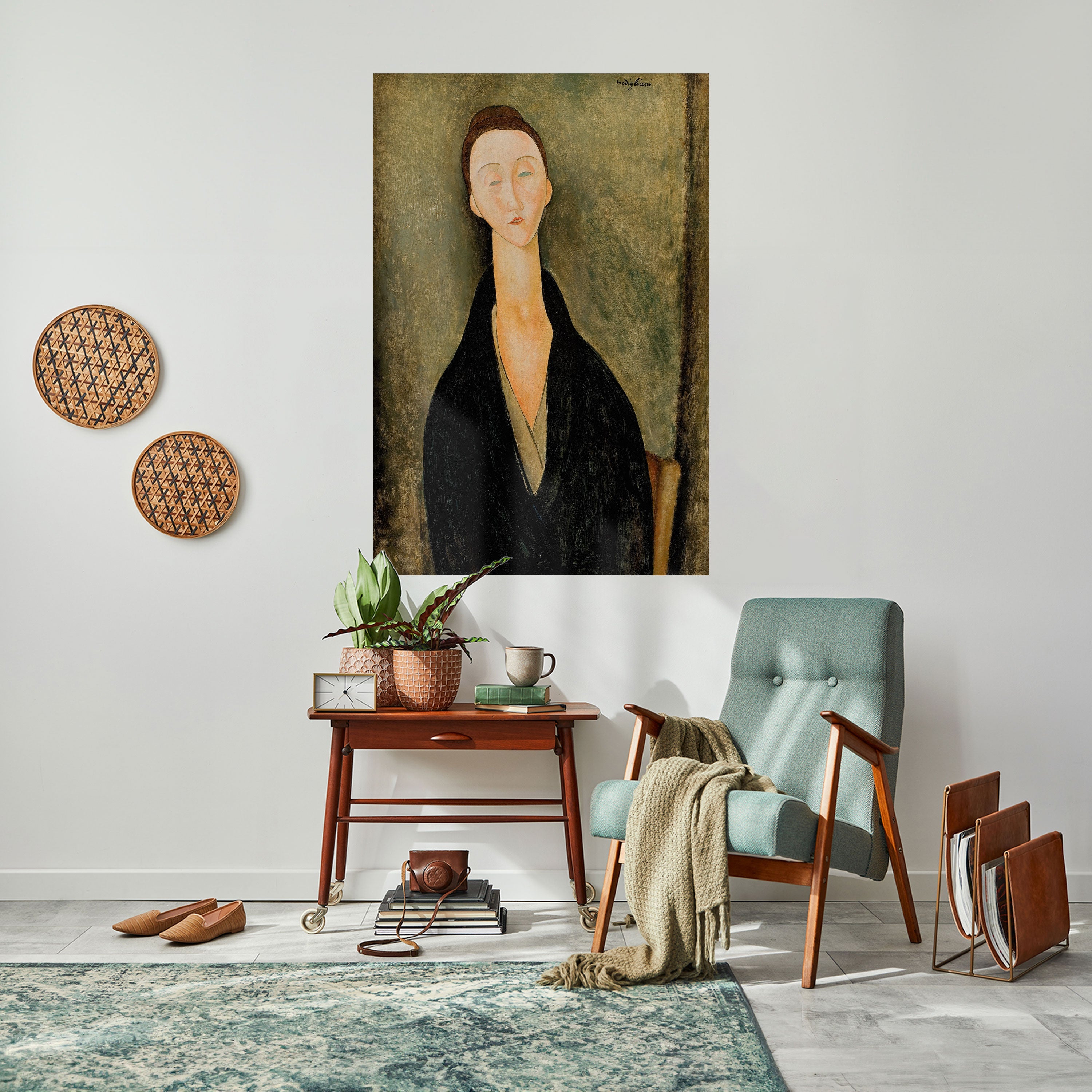 AMEDEO MODIGLIANI Vertikales Poster zum Abziehen und Aufkleben