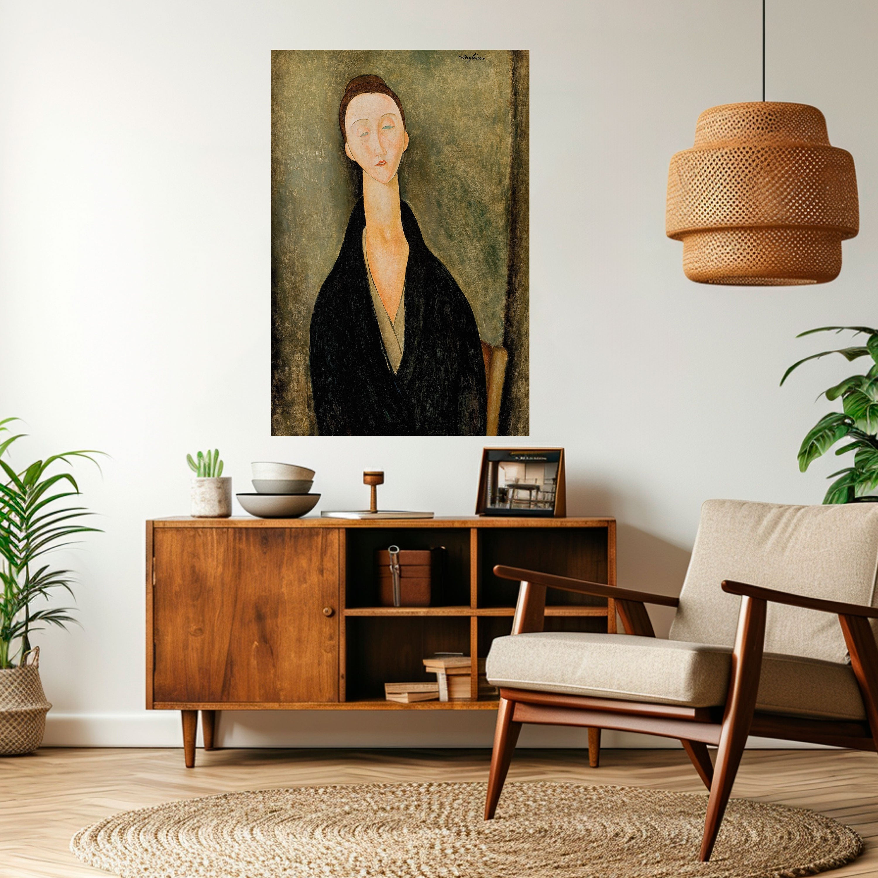 AMEDEO MODIGLIANI Vertikales Poster zum Abziehen und Aufkleben