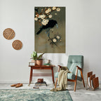 PETALS AND CROWS Selbstklebendes Poster - Hochformat