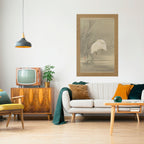 ZILVERREIGERS IN MOERAS Selbstklebendes Poster - Hochformat