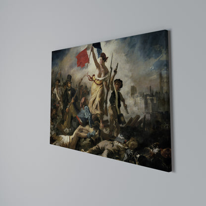 LIBERTY LEADING THE PEOPLE Horizontal Canvas Print