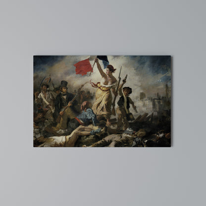 LIBERTY LEADING THE PEOPLE Horizontal Canvas Print