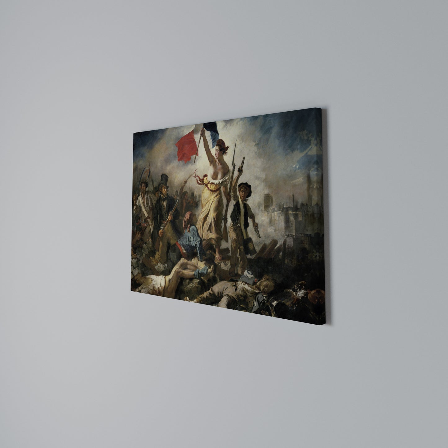 LIBERTY LEADING THE PEOPLE Horizontal Canvas Print