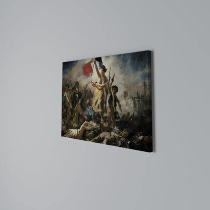 LIBERTY LEADING THE PEOPLE Horizontal Canvas Print
