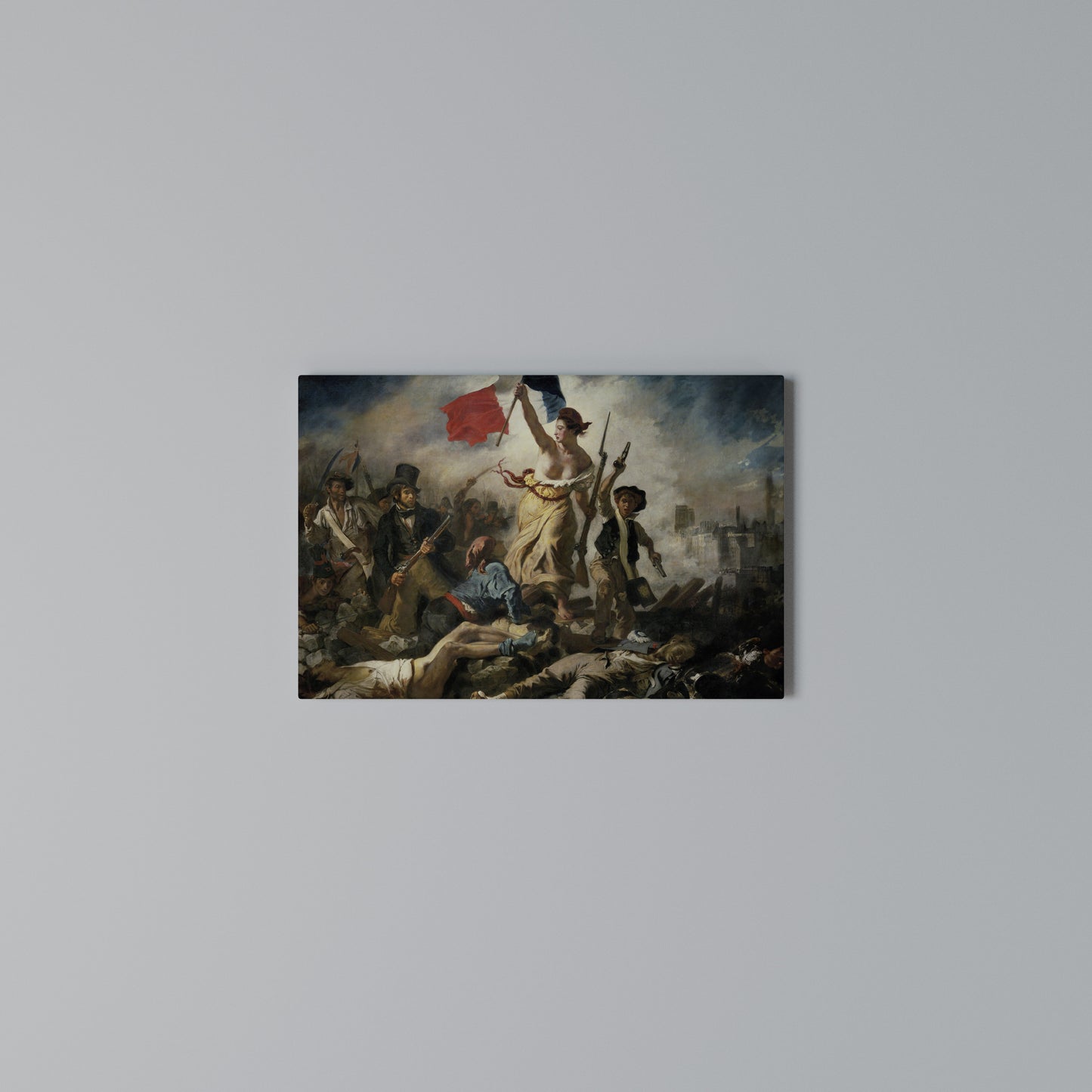LIBERTY LEADING THE PEOPLE Horizontal Canvas Print