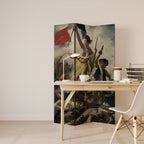 LIBERTY LEADING THE PEOPLE Dekorativer Paravent - 3-teilig