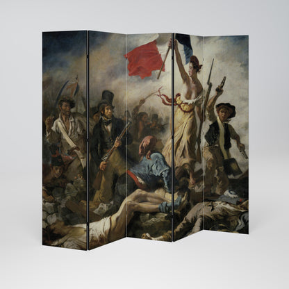 LIBERTY LEADING THE PEOPLE 5-Panel Room Divider