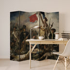 LIBERTY LEADING THE PEOPLE Dekorativer Paravent - 5-teilig