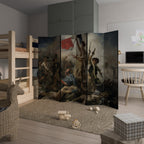 LIBERTY LEADING THE PEOPLE Dekorativer Paravent - 6-teilig