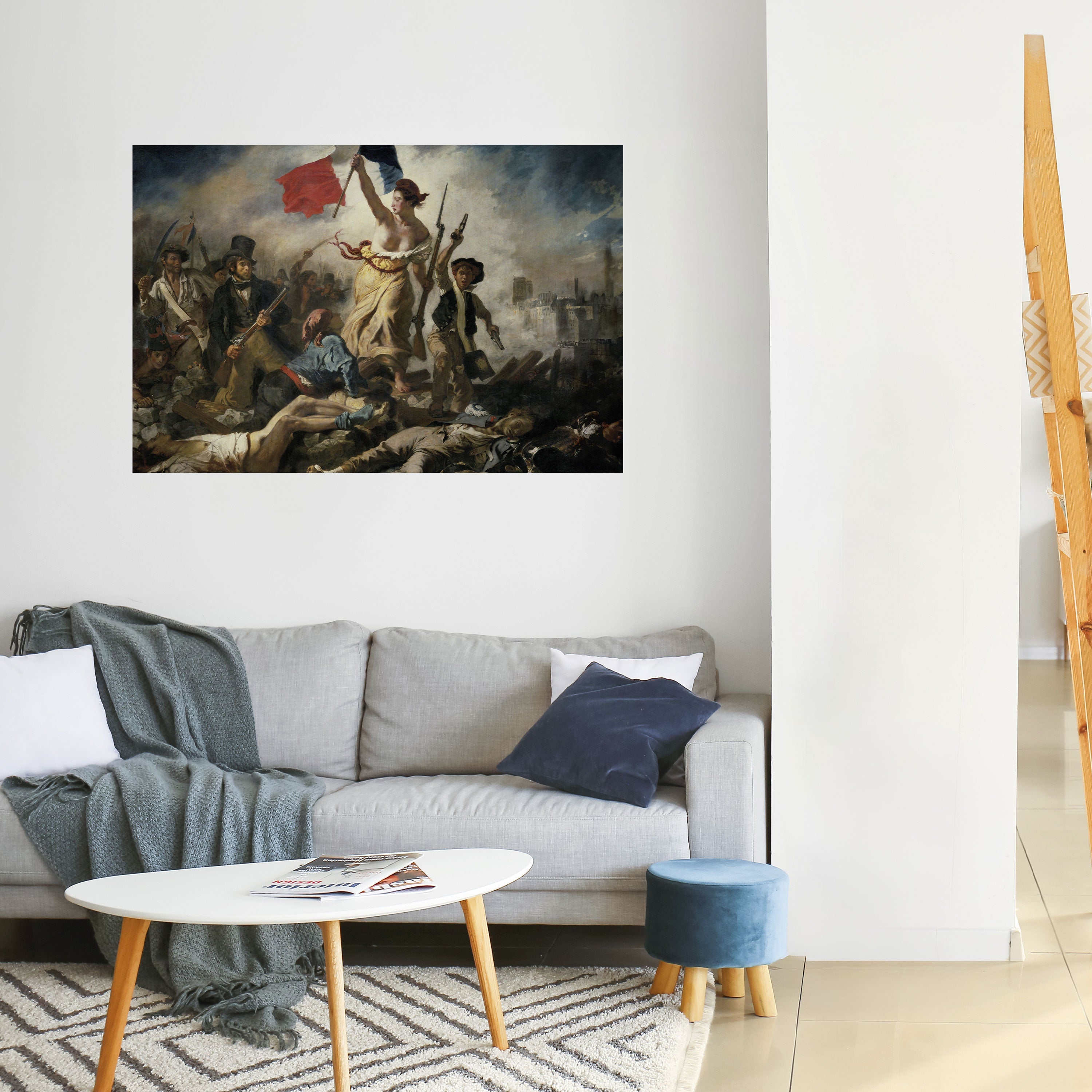 LIBERTY LEADING THE PEOPLE Selbstklebendes Horizontal-Poster