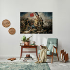 LIBERTY LEADING THE PEOPLE Selbstklebendes Horizontal-Poster