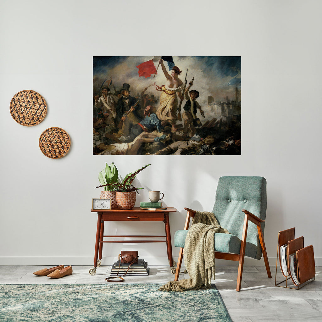 LIBERTY LEADING THE PEOPLE Selbstklebendes Horizontal-Poster