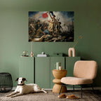 LIBERTY LEADING THE PEOPLE Selbstklebendes Horizontal-Poster