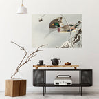 DANCE OF DUCKS Selbstklebendes Horizontal-Poster