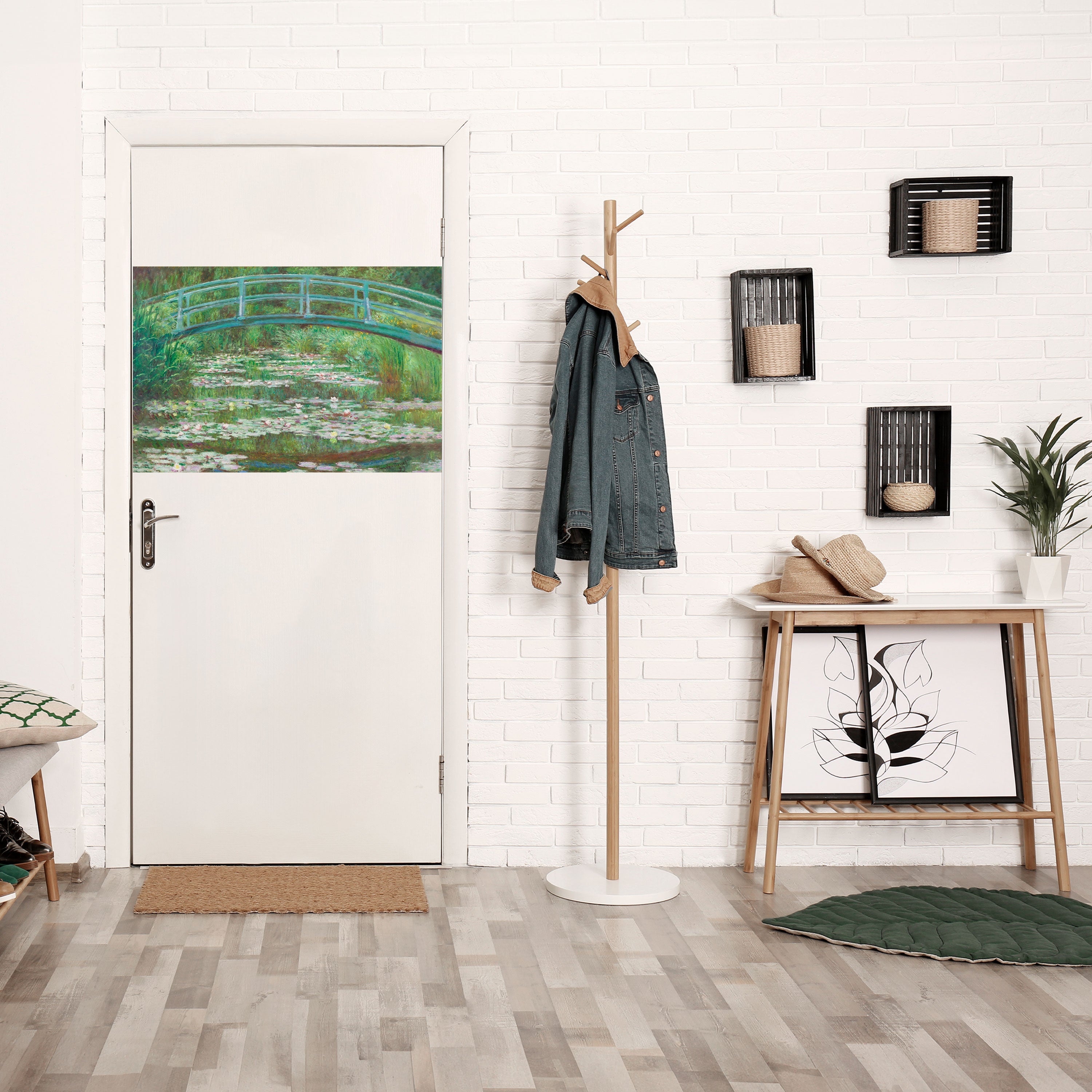 JAPANESE FOOTBRIDGE Selbstklebendes Horizontal-Poster