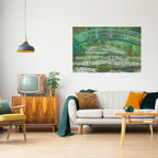 JAPANESE FOOTBRIDGE Selbstklebendes Horizontal-Poster