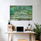 JAPANESE FOOTBRIDGE Selbstklebendes Horizontal-Poster