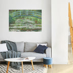 JAPANESE FOOTBRIDGE Selbstklebendes Horizontal-Poster