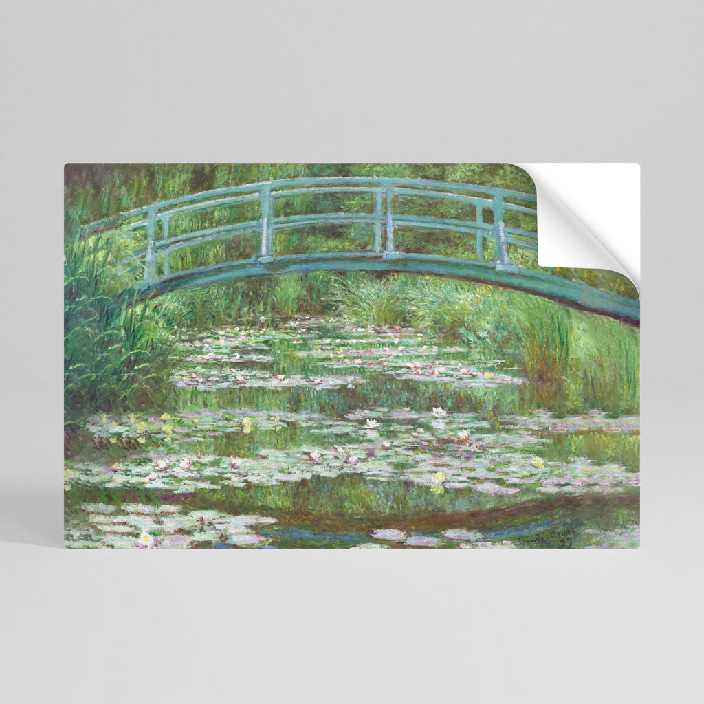 JAPANESE FOOTBRIDGE Selbstklebendes Horizontal-Poster
