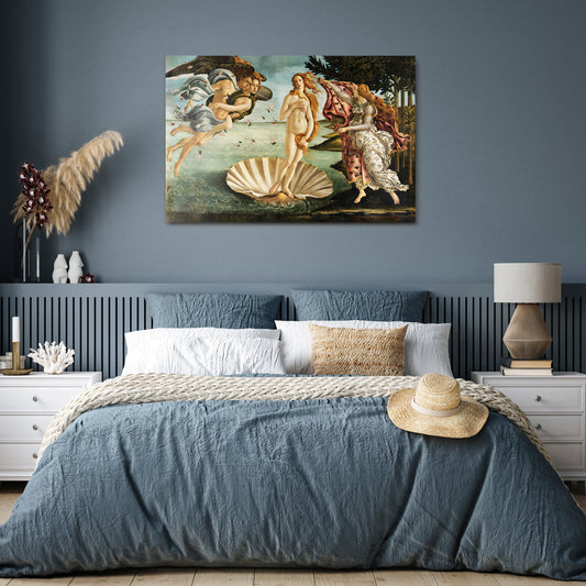 DIVINE BIRTH OF BEAUTY Horizontal Canvas Print