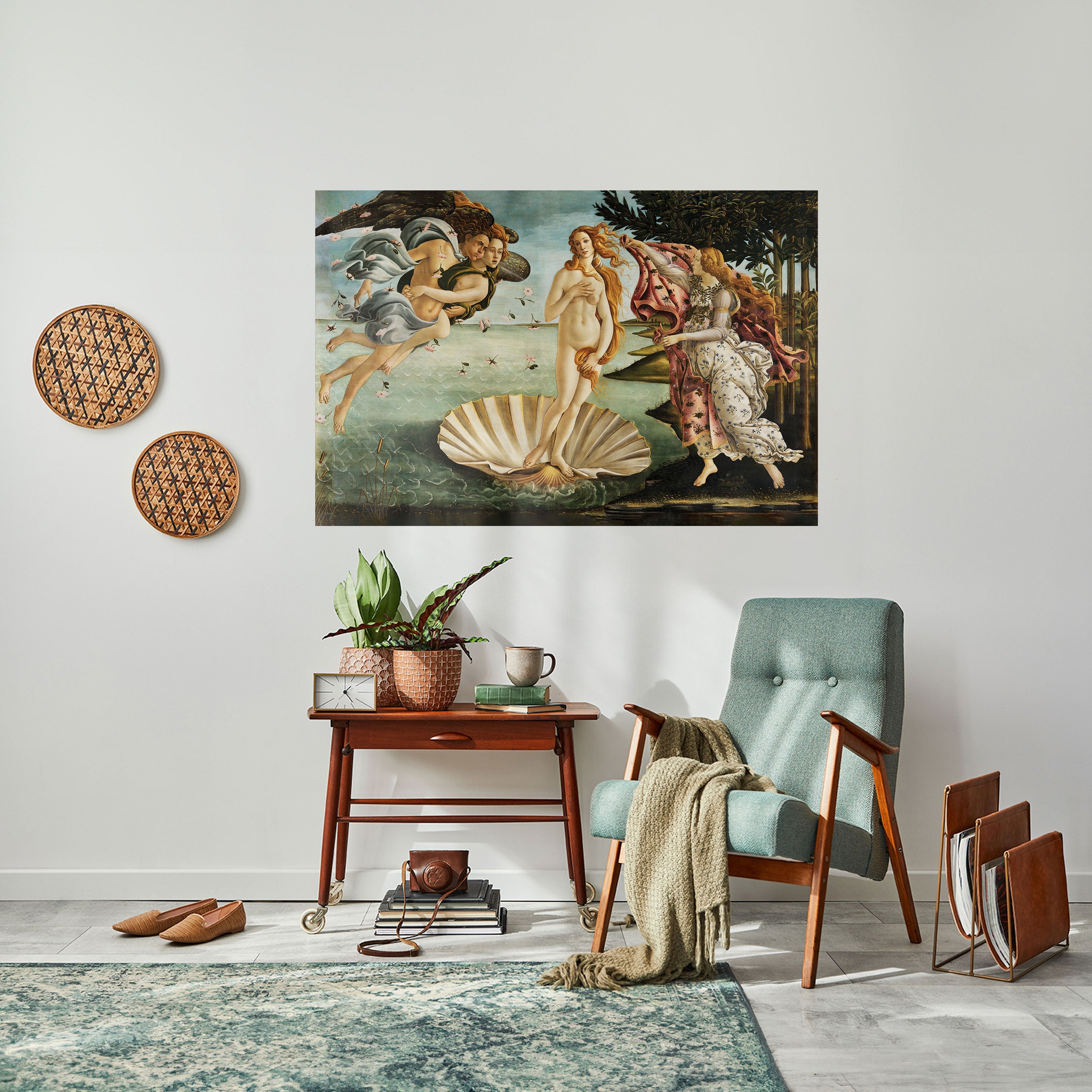 DIVINE BIRTH OF BEAUTY Selbstklebendes Horizontal-Poster