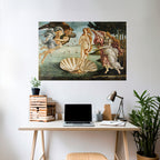 DIVINE BIRTH OF BEAUTY Selbstklebendes Horizontal-Poster