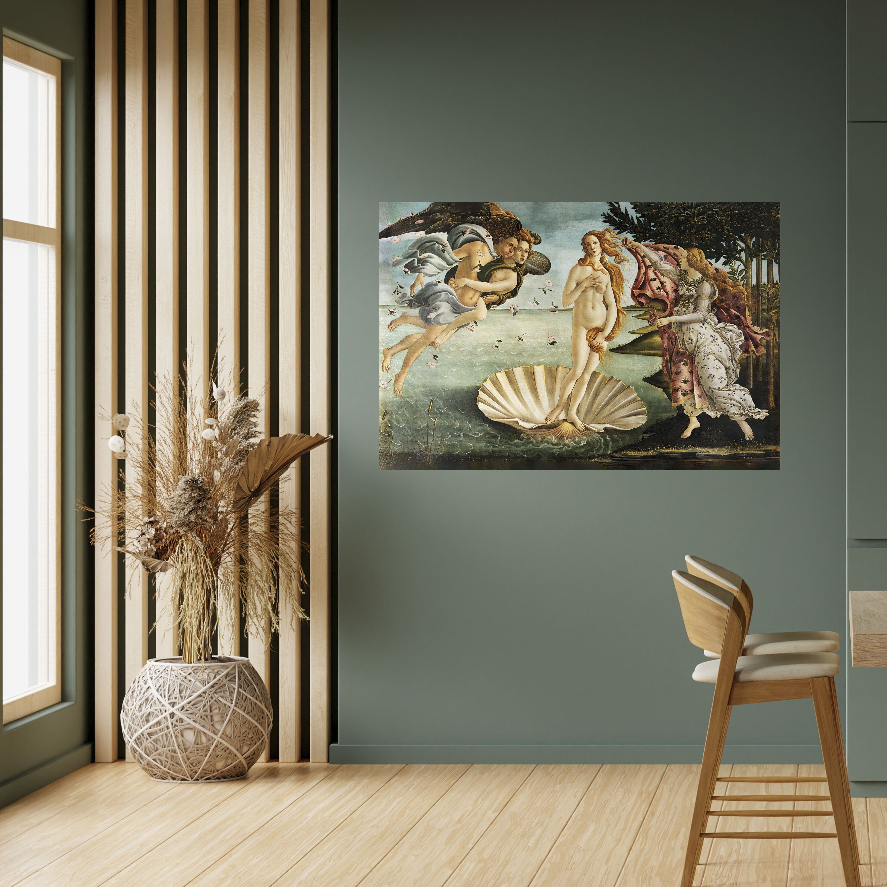 DIVINE BIRTH OF BEAUTY Selbstklebendes Horizontal-Poster