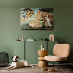 DIVINE BIRTH OF BEAUTY Selbstklebendes Horizontal-Poster