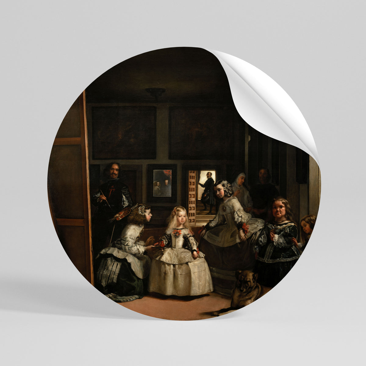 MYSTIQUE OF MOMENTS Runder Wandsticker zum Abziehen und Aufkleben