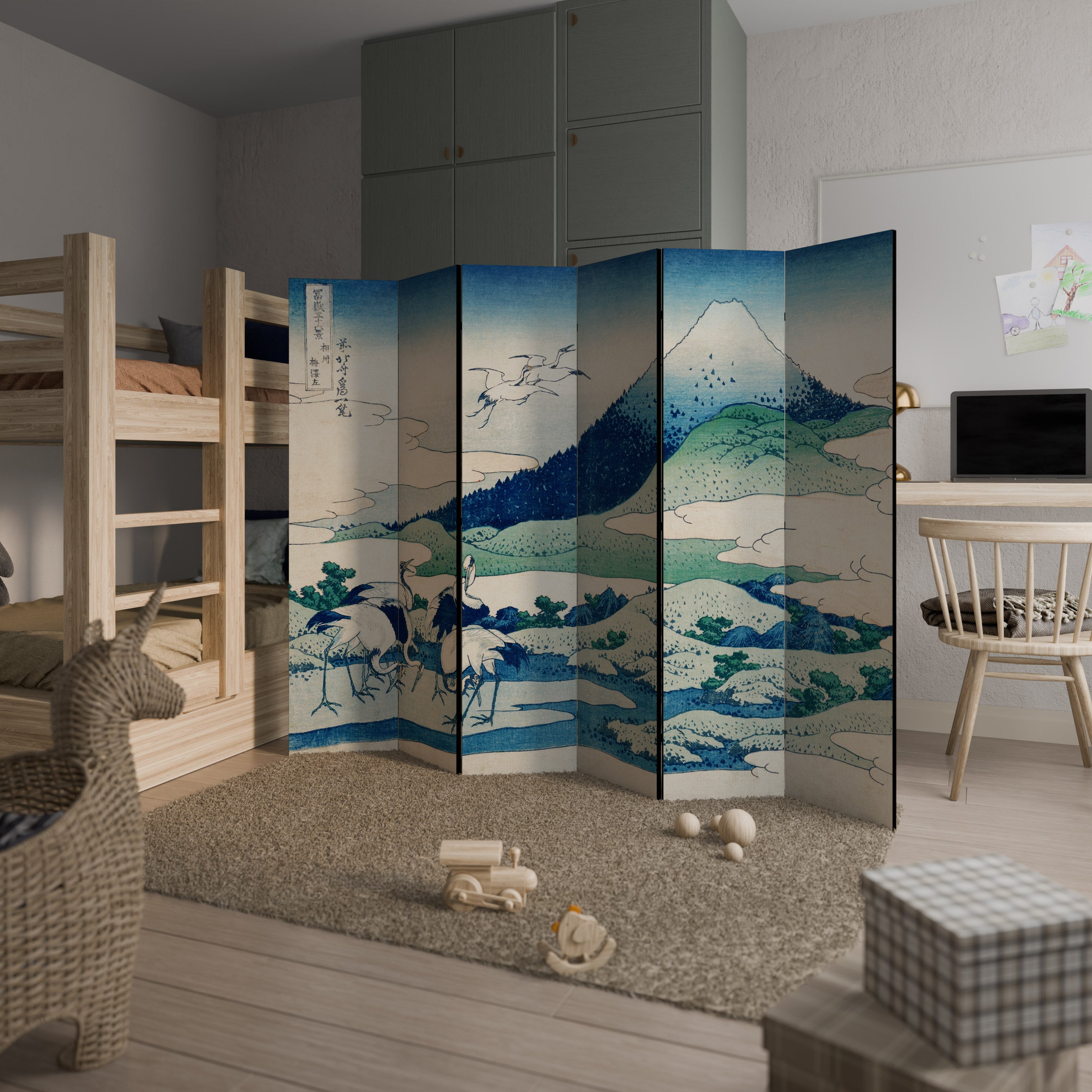 UMEZAWA MANOR 6-teiliger Paravent