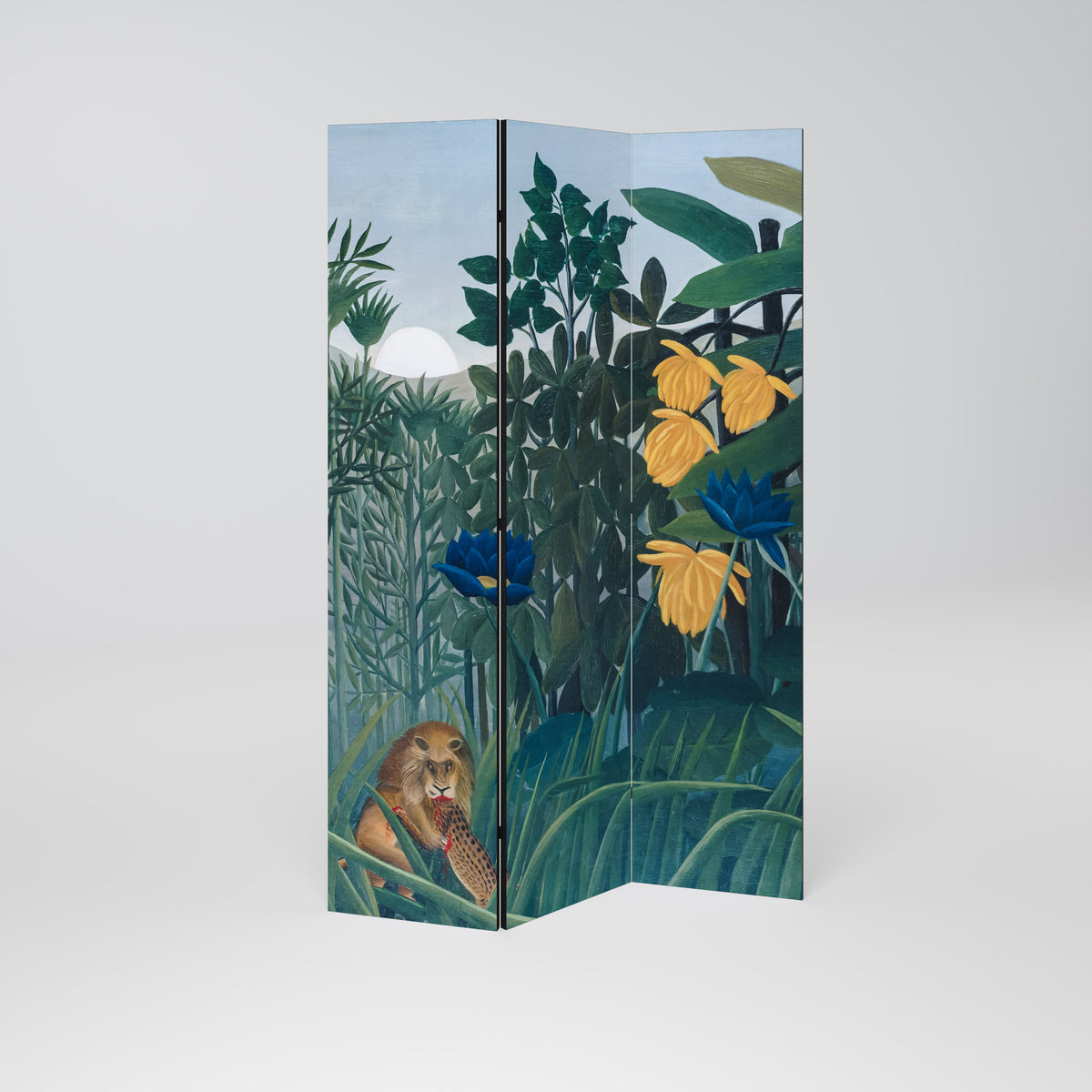 THE REPAST OF THE LION 3-Panel Room Divider