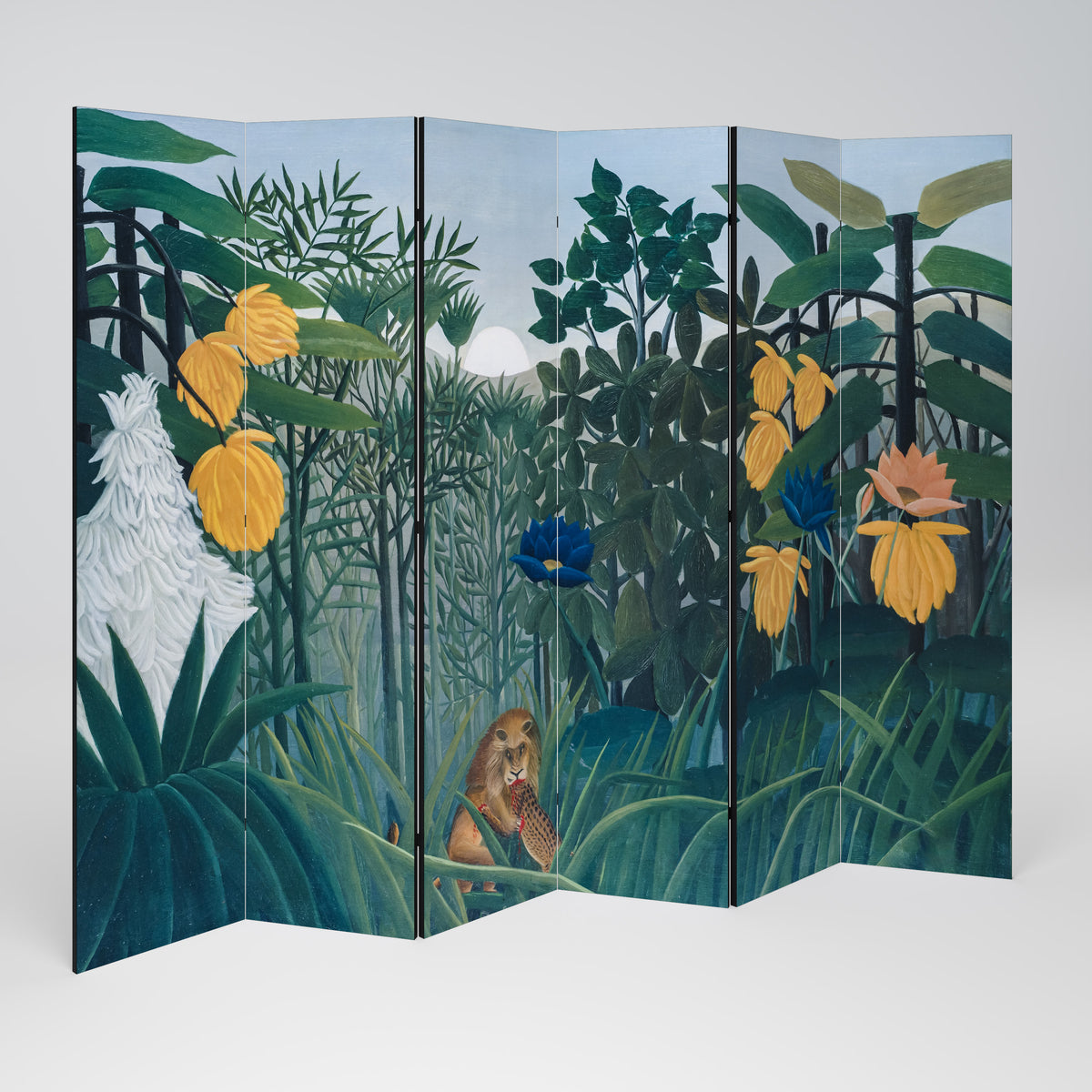 THE REPAST OF THE LION 6-Panel Room Divider