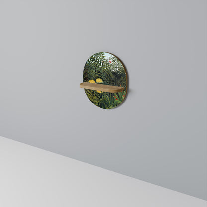 VIRGIN FOREST WITH SUNSET Dekoratives Wandregal