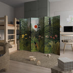 VIRGIN FOREST WITH SUNSET Dekorativer Paravent - 6-teilig