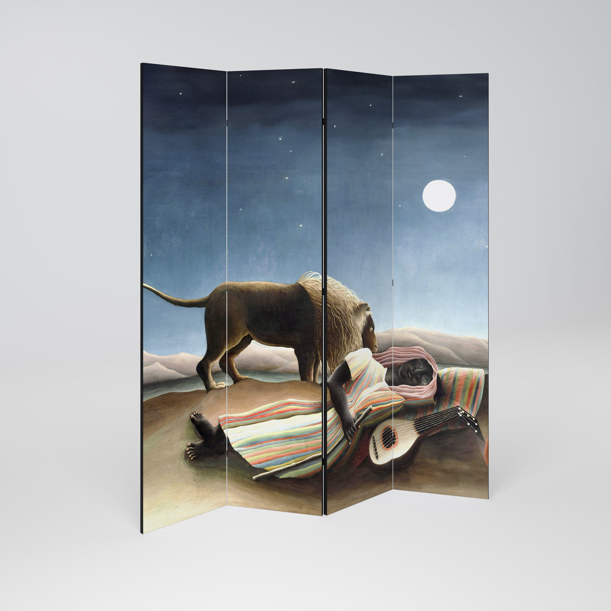 THE SLEEPING GYPSY 4-teiliger Paravent