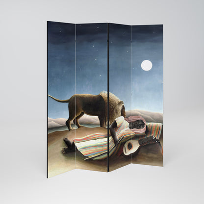 THE SLEEPING GYPSY 4-teiliger Paravent