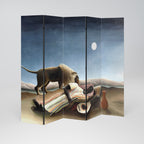 THE SLEEPING GYPSY 5-teiliger Paravent