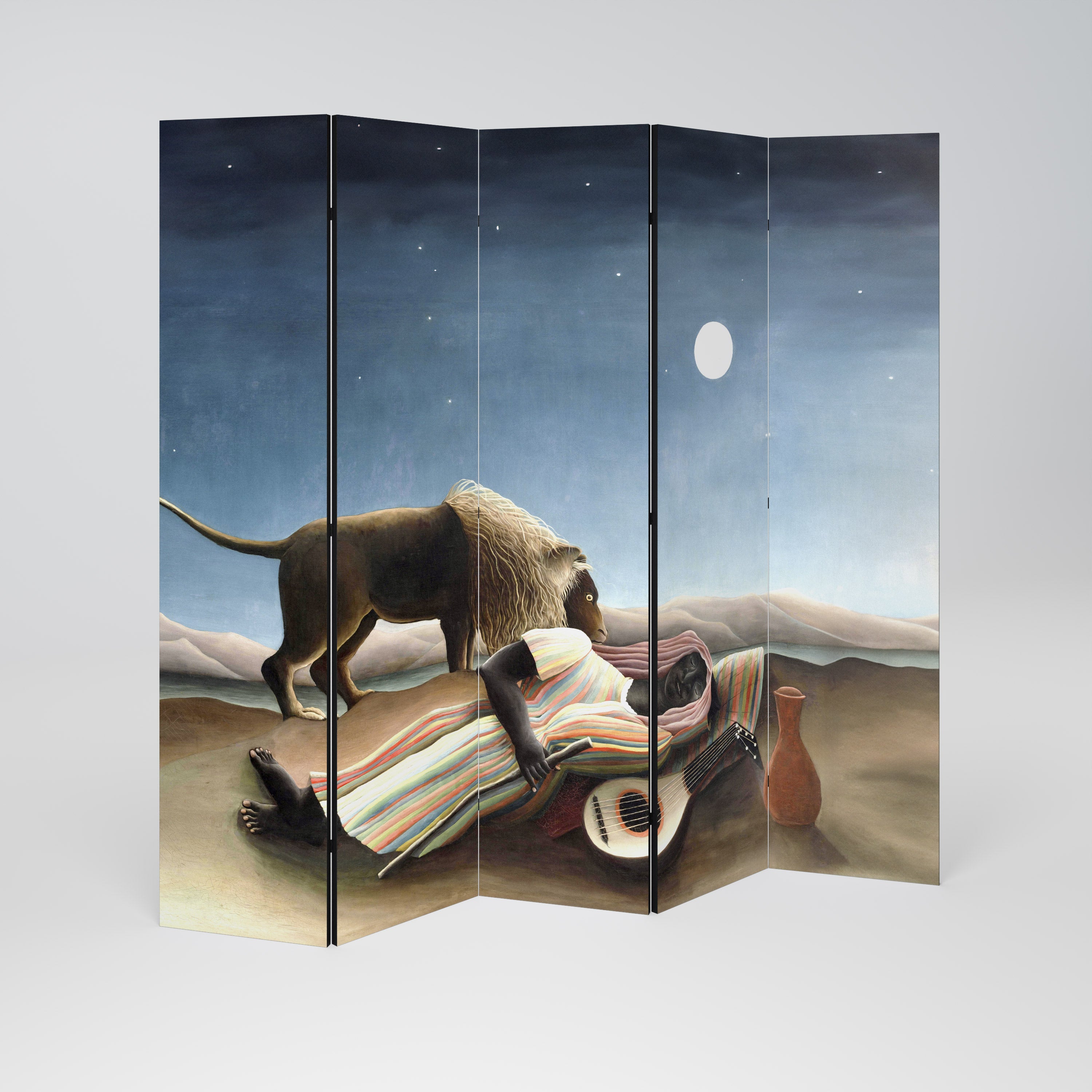 THE SLEEPING GYPSY 5-teiliger Paravent