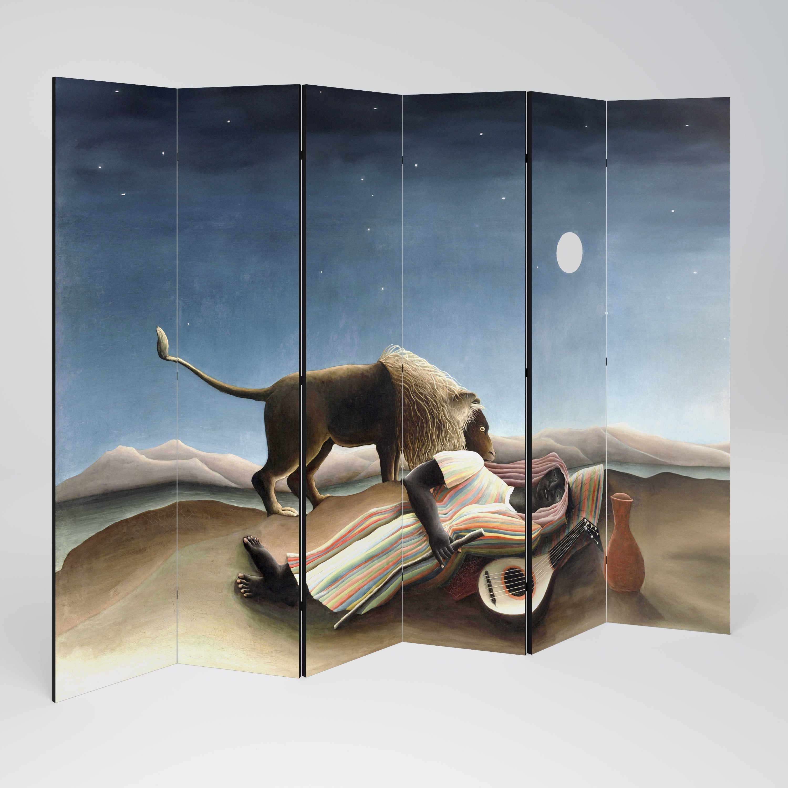 THE SLEEPING GYPSY Dekorativer 6-teiliger Raumteiler