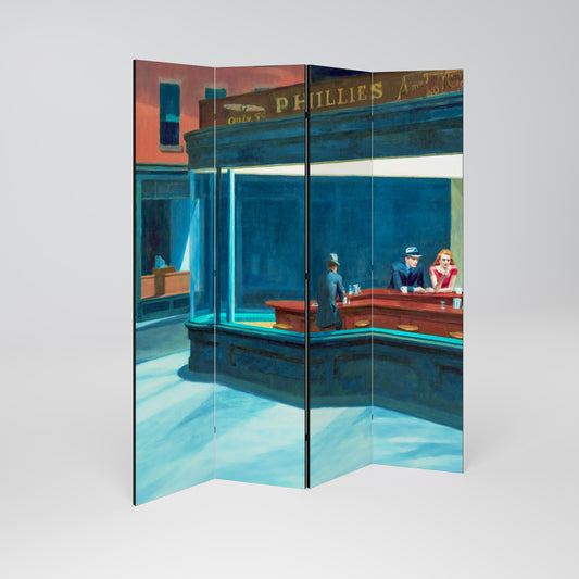 NIGHTHAWKS 4-teiliger Paravent
