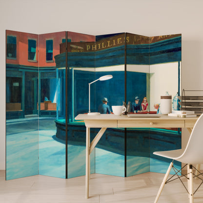 NIGHTHAWKS 6-Panel Room Divider