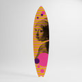 HER WITH A PEARL Deko-Surfboard