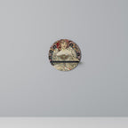 CHAMPENOIS IMPRIMEUR Rundes Kunstregal in Schwarz