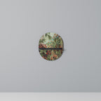 MUSCINAE LAUBMOOSE Ovales Kunstregal in Schwarz