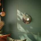 MUSCINAE LAUBMOOSE Rundes Kunstregal in Schwarz