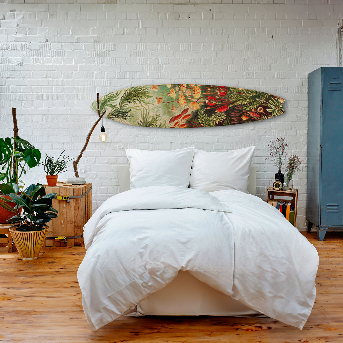 MUSCINAE LAUBMOOSE Deko-Surfboard