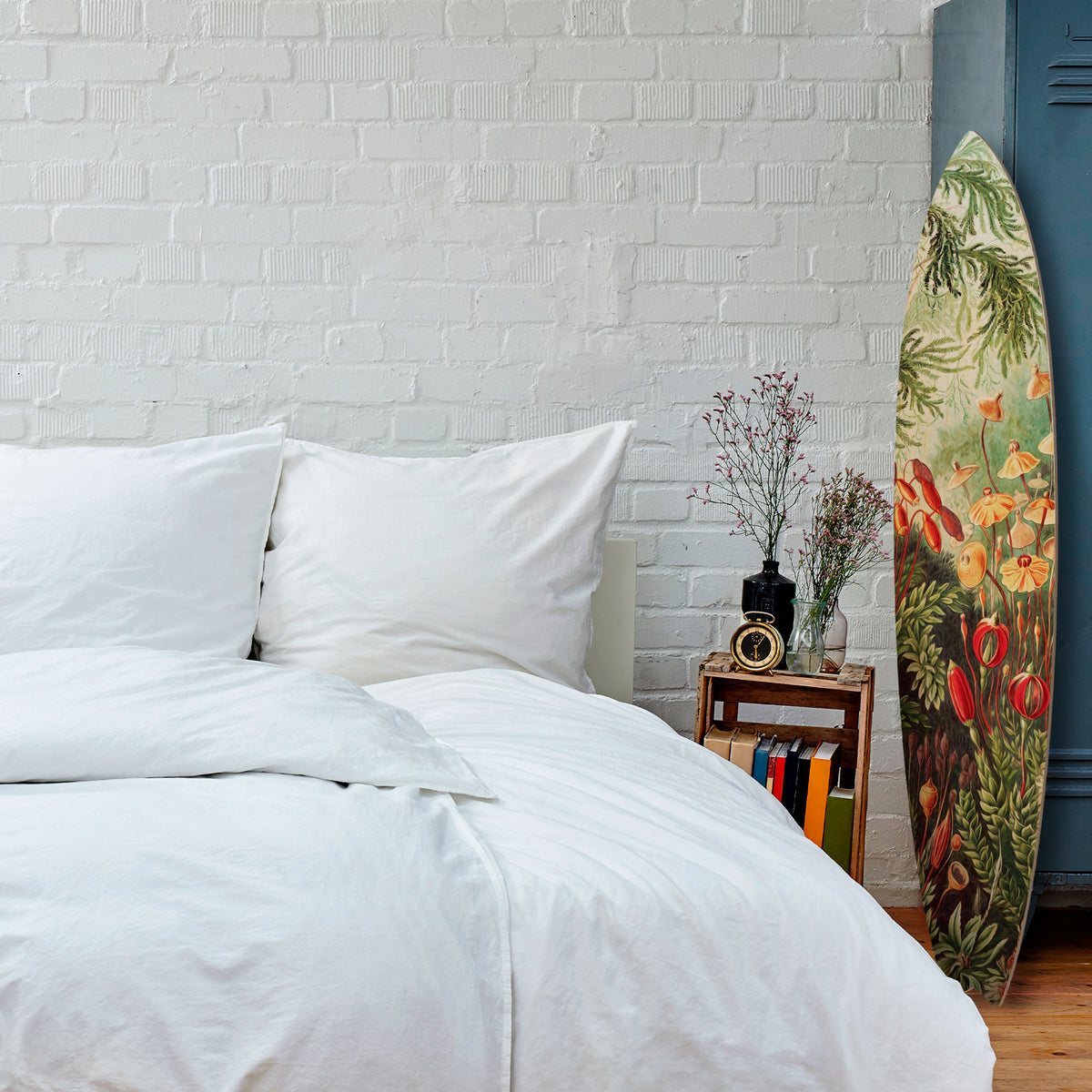 MUSCINAE LAUBMOOSE Deko-Surfboard