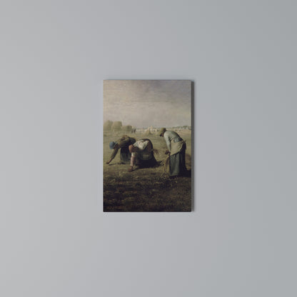 THE GLEANERS Vertical Canvas Print