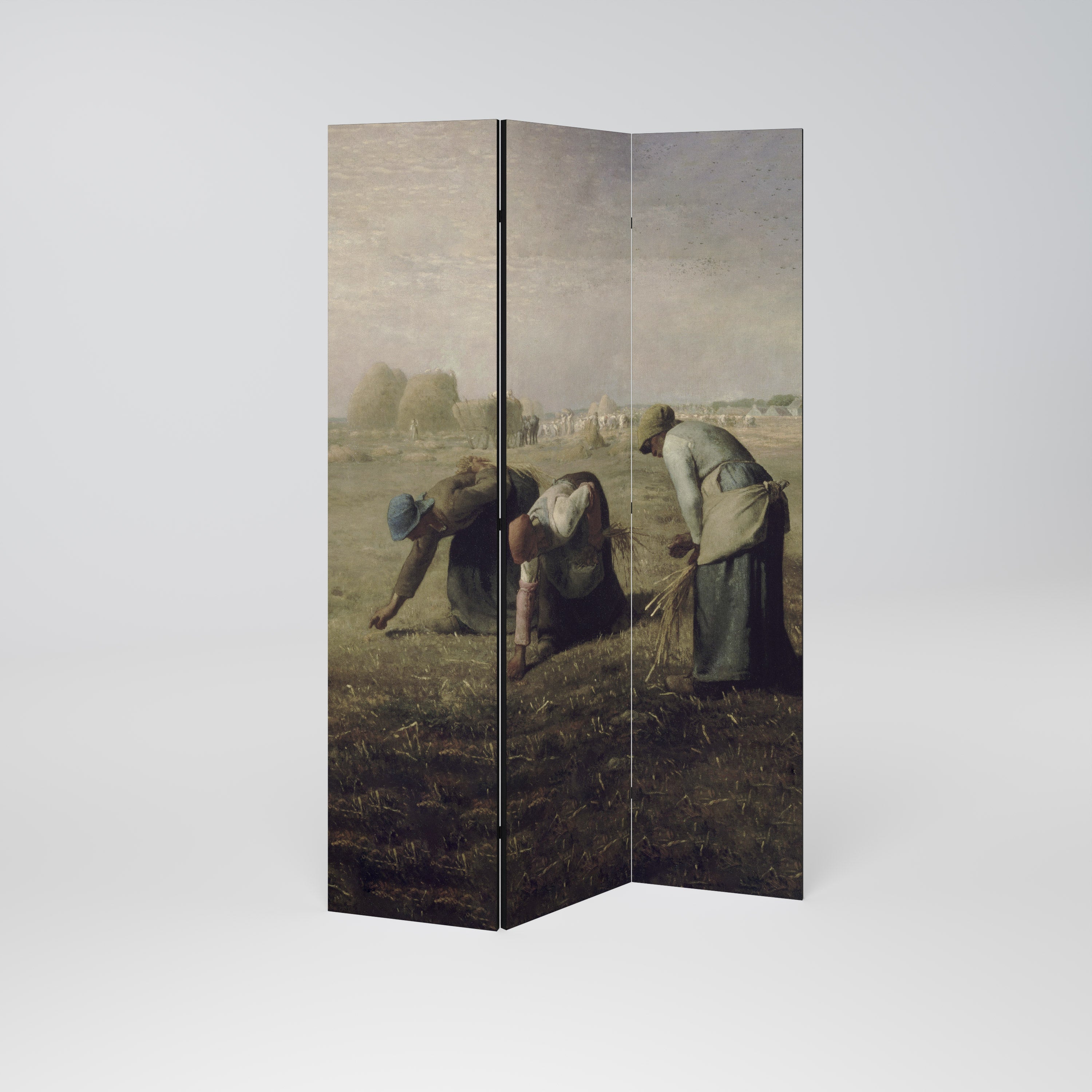 THE GLEANERS Dekorativer 3-teiliger Raumteiler
